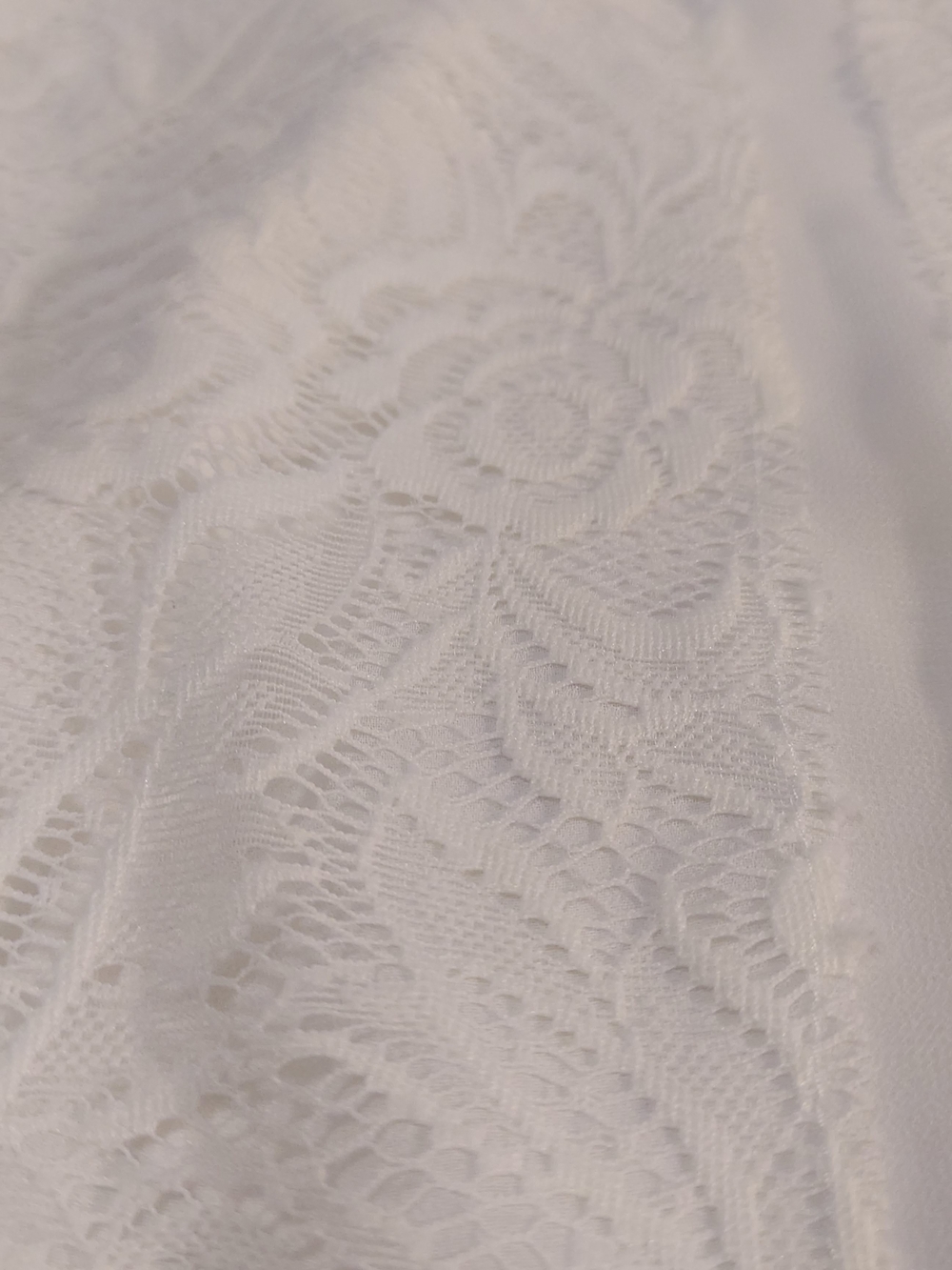 Gianni Bini Women's White Lace Mini Slip Cocktail Dress Size M - Picture 4 of 10